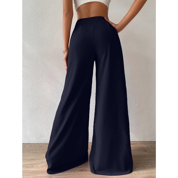 High Waist Wide Leg Pants black - Picture 11 of 12